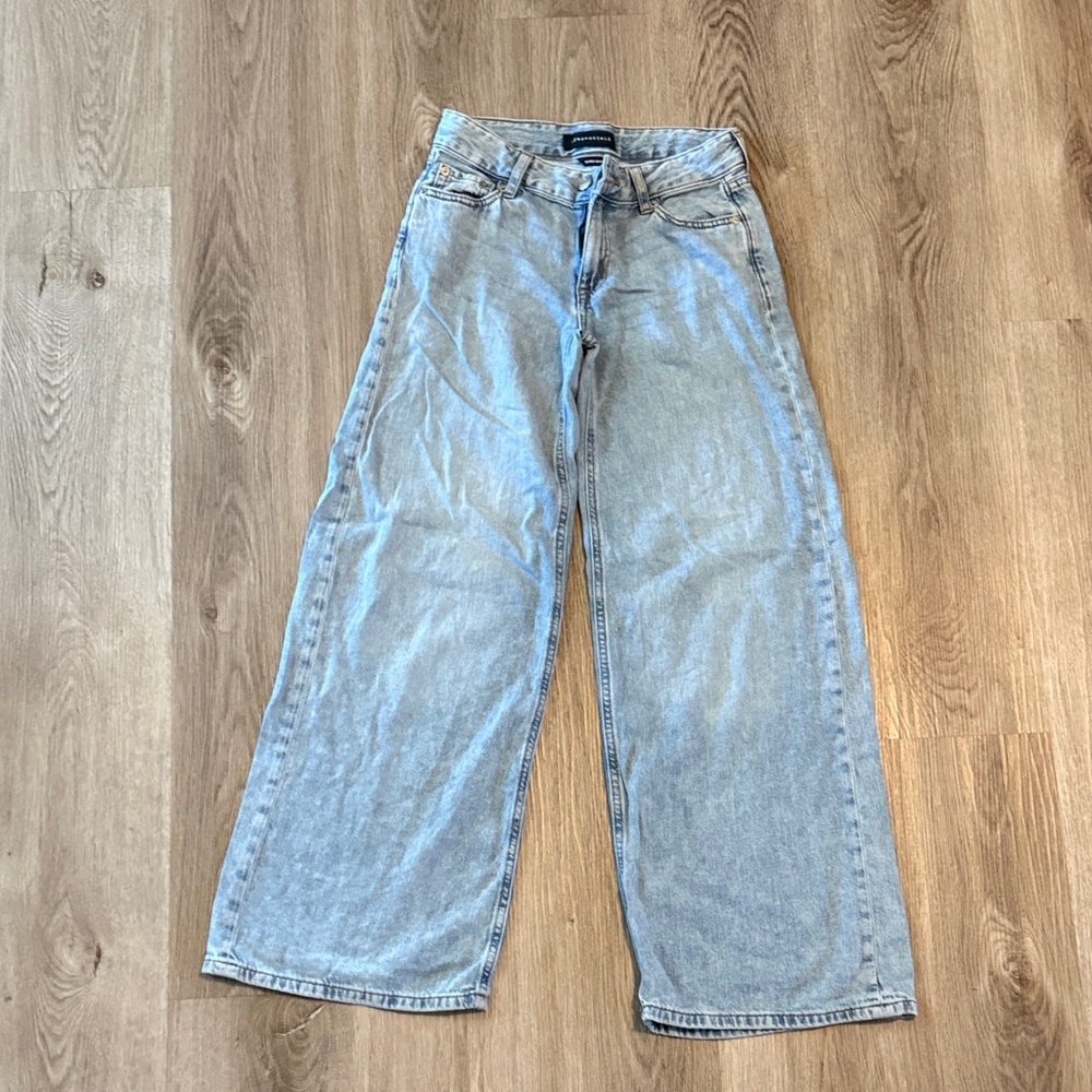 Aeropostale Light Blue Super Baggy Jeans 000R